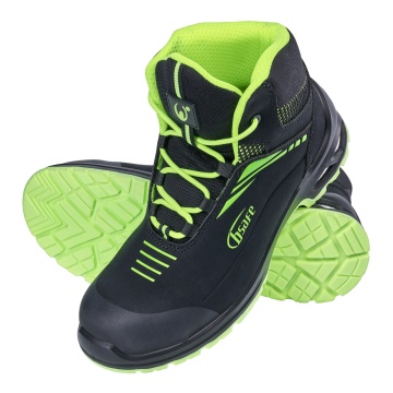 Bocanci de protectie, Boost S3PS SR FO, cu bombeu fibra de sticla, galben neon, all season - Img 2