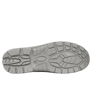 Bocanci protectie cu bombeu metalic, Kastor 2.0 Grey Mid S1, piele velur, gri, cu protectie la glezna - Img 5