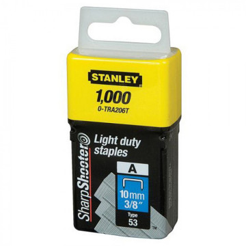 Capse Stanley 1-TRA206T Tip A, 10 mm, otel galvanizat, 1000 bucati
