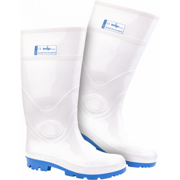 Cizme de protectie Bart S4 SRC, albe, antiacide