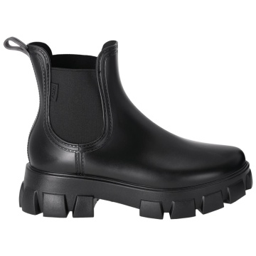 Cizme scurte HOSY pentru femei, PVC, tip Chelsea, insertie flexibila - Img 3