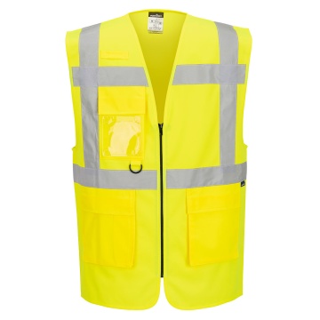 ES476 - Vesta reflectorizanta executiva ES1 Essential Hi-Vis, pentru logistica, constructii si trafic - Img 2
