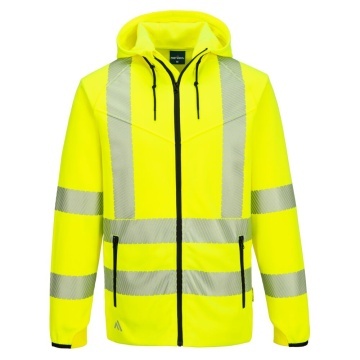Hanorac de lucru Hi-Vis KX303 KX3 Sport cu fermoar, captusit, reflectorizant