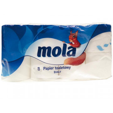 Hartie igienica MOLA-PAP, 8 role