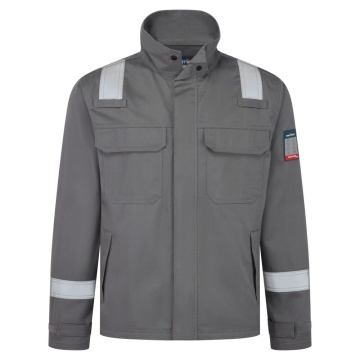 Jacheta de lucru FR741 Bizflame Work+, ignifuga, antistatica, protectie chimica, protectie ARC - Img 3
