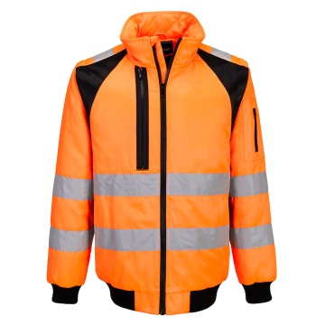Jacheta de lucru Hi-Vis Pilot 2-in-1 CD898 WX2, captusita, cu maneci detasabile, hidrofuga - Img 3