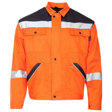 Jacheta de lucru reflectorizanta Collins Summer HV, pentru barbati, din poliester si bumbac, pentru constructii si drumuri - Img 1