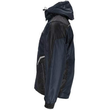 Jacheta de lucru vatuita ASTRAL cu gluga detasabila, interior fleece, buzunare multiple si elemente reflectorizante - Img 4