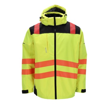 Jacheta de lucru VERTO pentru barbati, termoizolanta, reflectorizanta, gluga detasabila - Img 2