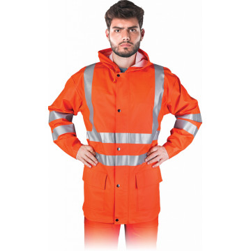 Jacheta de protectie Fluo, impermeabila, HiVis - Img 2
