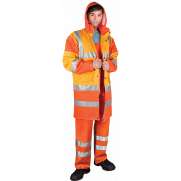 Jacheta de protectie PPD PU, impermeabila, HiVis