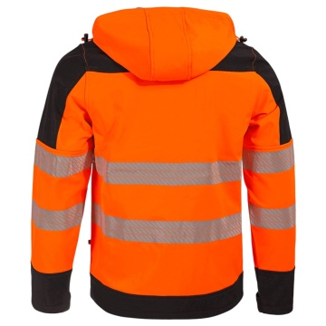 Jacheta softshell de inalta vizibilitate Nobel PRO 2.0, portocaliu neon - Img 2