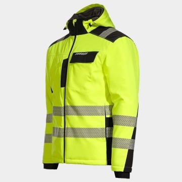 Jacheta softshell Revolt HV Winter, Hi-Vis, termoizolanta, reflectorizanta, gluga detasabila - Img 3