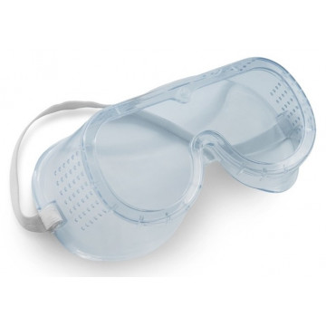 Ochelari de protectie Eco, cu aerisire directa, vizor din policarbonat si rama flexibila