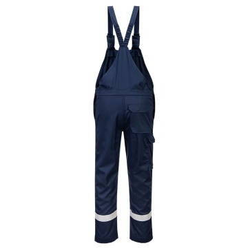 Pantaloni cu pieptar FR418 Bizflame Work+, ignifugi, antistatici, protectie chimica, protectie ARC - Img 6