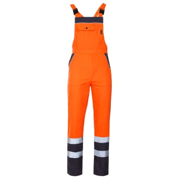 Pantaloni cu pieptar reflectorizanti Collins Summer HV, pentru barbati, din poliester si bumbac, pentru constructii si drumuri - Img 3