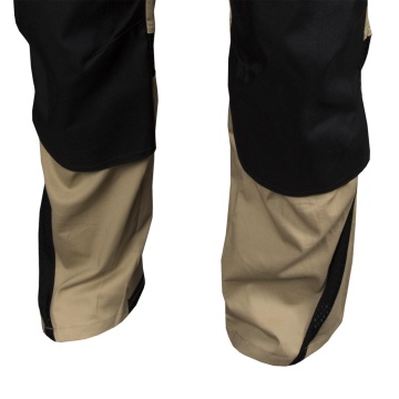 Pantaloni cu pieptar Sand, de dama, din bumbac elastic, cu insertii Cordura, pentru logistica si industrie - Img 5