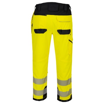Pantaloni de lucru Hi-Vis T142 PW3 pentru utilizare cu ham, stretch, cu genunchi ranforsati - Img 2