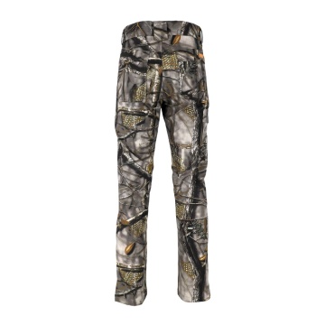 Pantaloni de lucru in talie Corner Summer, de barbati, din bumbac, croiala regular, rezistenti la rupere, de vara, camuflaj verde - Img 3