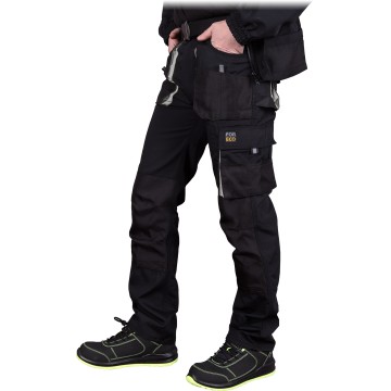 Pantaloni de lucru in talie Foreco, confortabili, poliester/bumbac, raport optim pret/calitate - Img 3