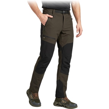 Pantaloni de lucru Jard din material 4-Way Stretch, pentru barbati, cu fermoare si genunchi preformati, ideali pentru constructii si logistica