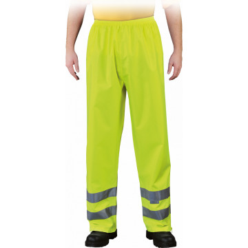 Pantaloni in talie Fluer, impermeabili, HiVis