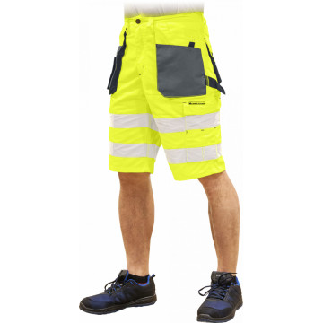 Pantaloni scurti Formen, HiVis, benzi reflectorizante