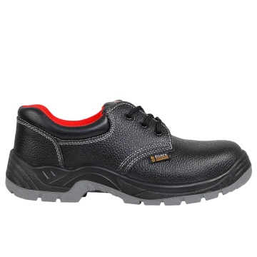 Pantofi de lucru Toledo BS Low O1, fara bombeu, piele, de vara, brant antistatic si detasabil, negri