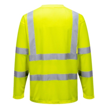 S178 - Tricou cu Maneci Lungi Hi-Vis - Img 4