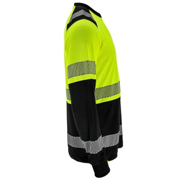 Tricou reflectorizant Iguana Mesh, cu maneca lunga, pentru barbati, din poliester, cu benzi reflectorizante, pentru constructii si logistica - Img 7