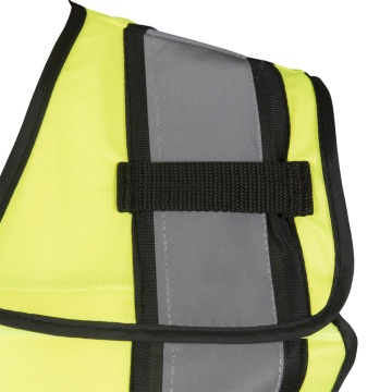 Vesta reflectorizanta FLEX, ajustabila, cu fermoar si suporturi pentru lanterna - Img 4