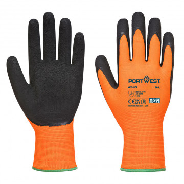 A340 - Mănuși Hi-Vis Grip - Latex, 12/set