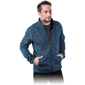 Bluza de lucru SPERLING, poliester 310 g/mp, cu fermoar si buzunare laterale
