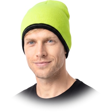 Caciula de iarna NEO Hi-Vis, strat dublu, protectie impotriva frigului, elemente reflectorizante