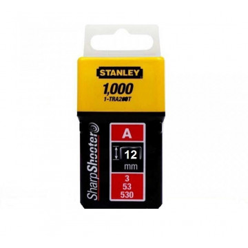 Capse Stanley 1-TRA208T Tip A, 12 mm, otel galvanizat, 1000 bucati
