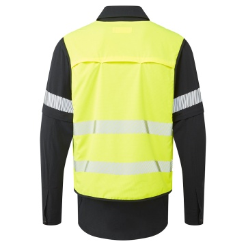 Jacheta de lucru BX322 Ultimate Modular Hi-Vis, modulara, respirabila, cu vesta si maneci detasabile - Img 2