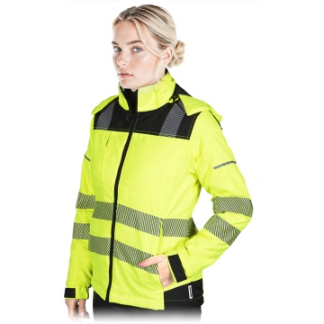Jacheta de lucru VOLTER Hi-Vis pentru femei, termoizolanta, reflectorizanta, croiala slim