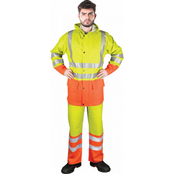 Jacheta de protectie Fluo, impermeabila, HiVis - Img 3