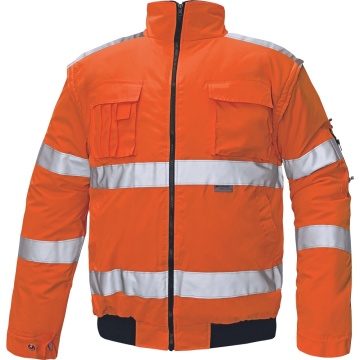 Jacheta de protectie vatuita Clovelly Pilot HiVis