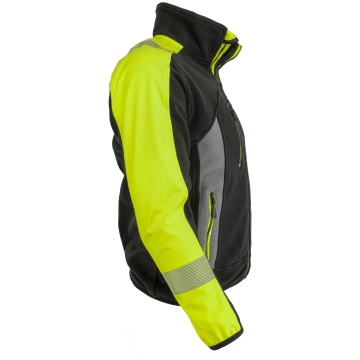 Jacheta fleece Hollman Hi-Vis, negru/gri - Img 2