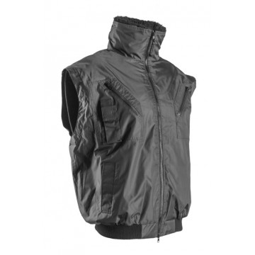 Jacheta pilot Zefly 2 în 1, neagra - Img 2
