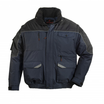 Jacheta Ripstop 2 în 1, bleumarin/negru
