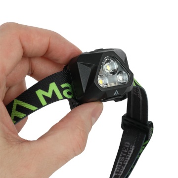 Lanterna frontala Mactronic Illuma, reglaj al fluxului luminos, incarcare USB-C - Img 2