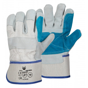 Manusi de lucru Easy Work HBY008, piele spalt ranforsata, EN 388 4233X, marimea 10