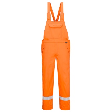Pantaloni cu pieptar FR418 Bizflame Work+, ignifugi, antistatici, protectie chimica, protectie ARC - Img 3