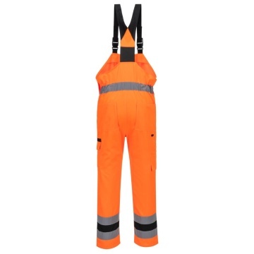 Pantaloni cu pieptar Hi-Vis Eco Stretch CD852 WX2, cu 16 buzunare - Img 4