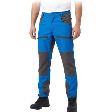 Pantaloni de lucru in talie HOBBER, insertii elastice, buzunare cu fermoar, material Canvas si Oxford 600D