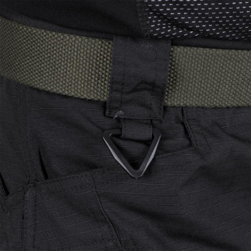 Pantaloni in talie de protectie Tactical Guard Gans, de barbati, tesatura rip-stop 65% poliester, 35% bumbac, buzunare multiple, all-season, negri - Img 2