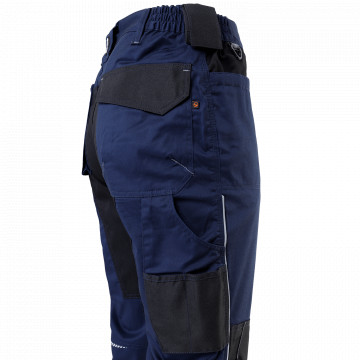 Pantaloni in talie Prisma Spandex, bleumarin/negru - Img 5
