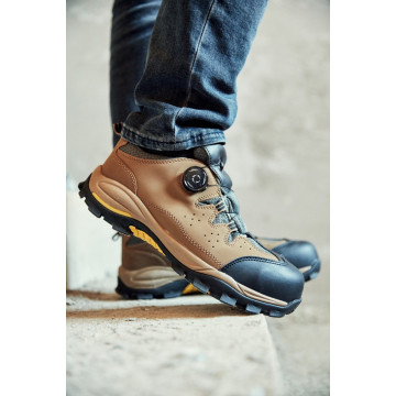 Pantofi de protectie Journey Man S1 SRC, bombeu compozit, talpa antistatica si antiderapanta, nubuck/textil, bej - Img 4